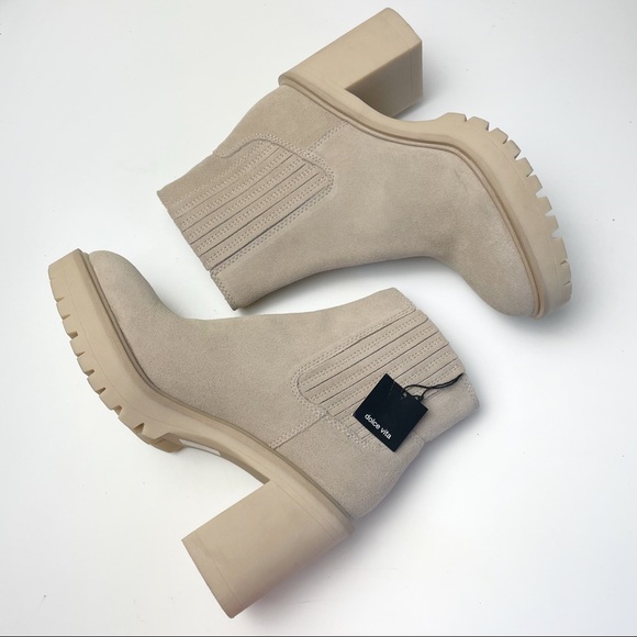 Dolce Vita Shoes - NWOB Dolce Vita Caster H2O Suede Chunky Platform Ankle Booties in Dune Suede